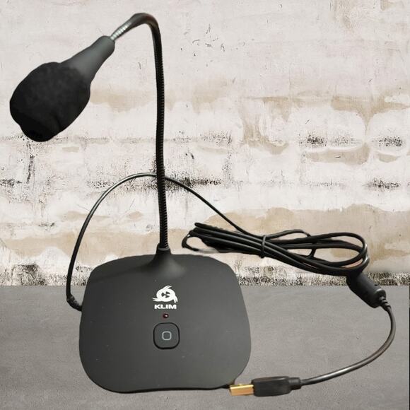 KLIM Talk USB Desk Microphone for Computer Compatible with Any PC Laptop Mac - Picture 1 of 6
